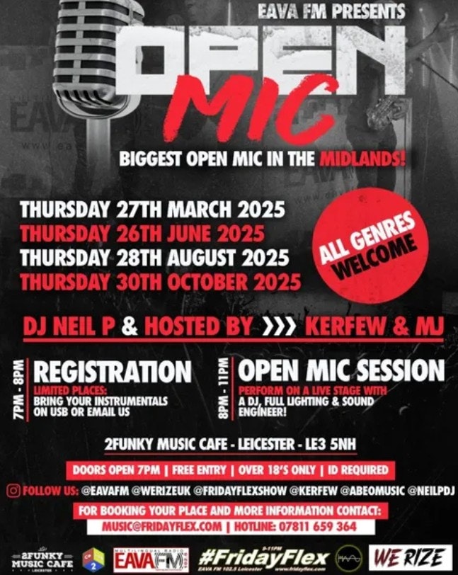 EAVA FM Open Mic