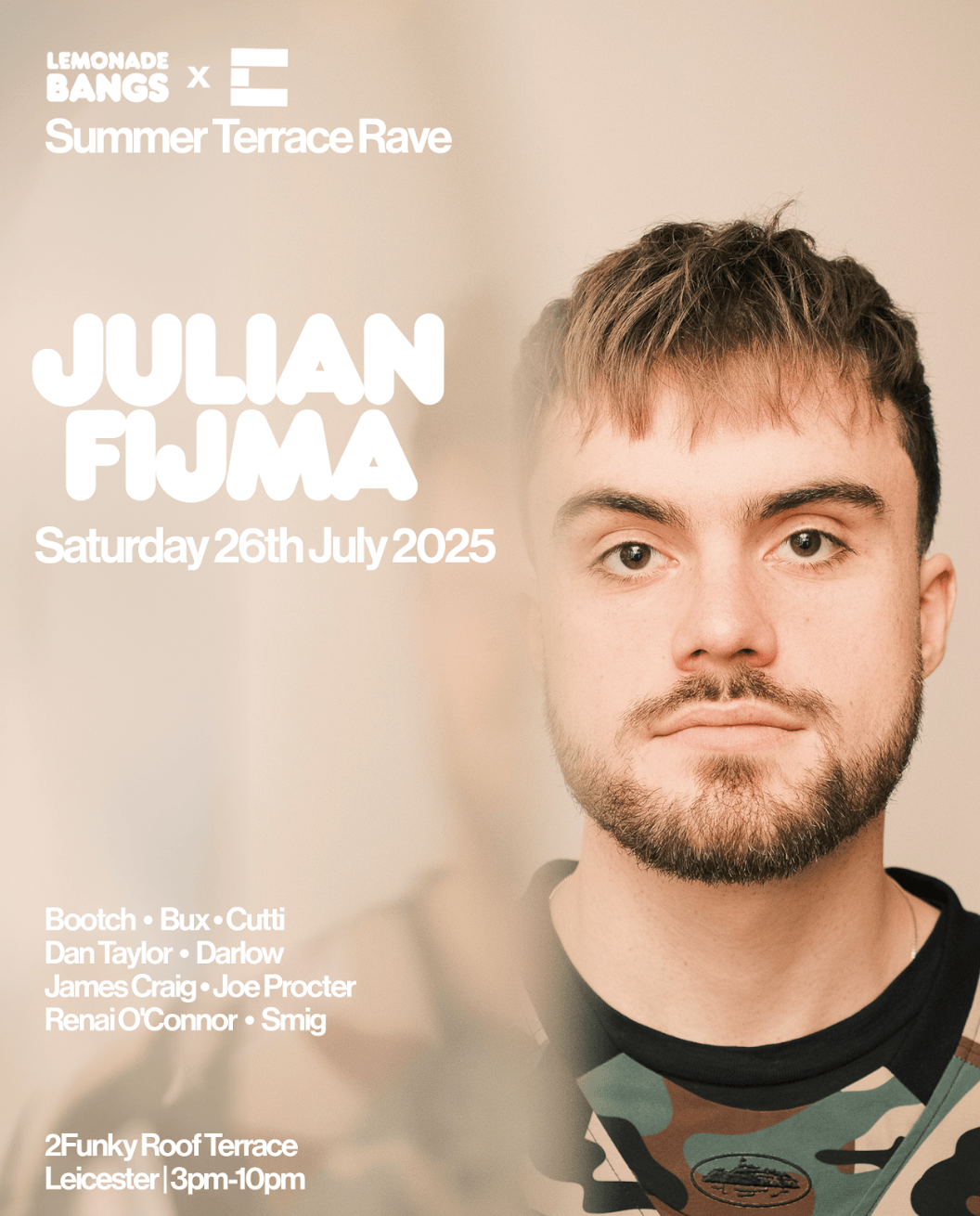 Lemonade Bangs x Concord: Summer Terrace RAVE w/ Julian Fijma