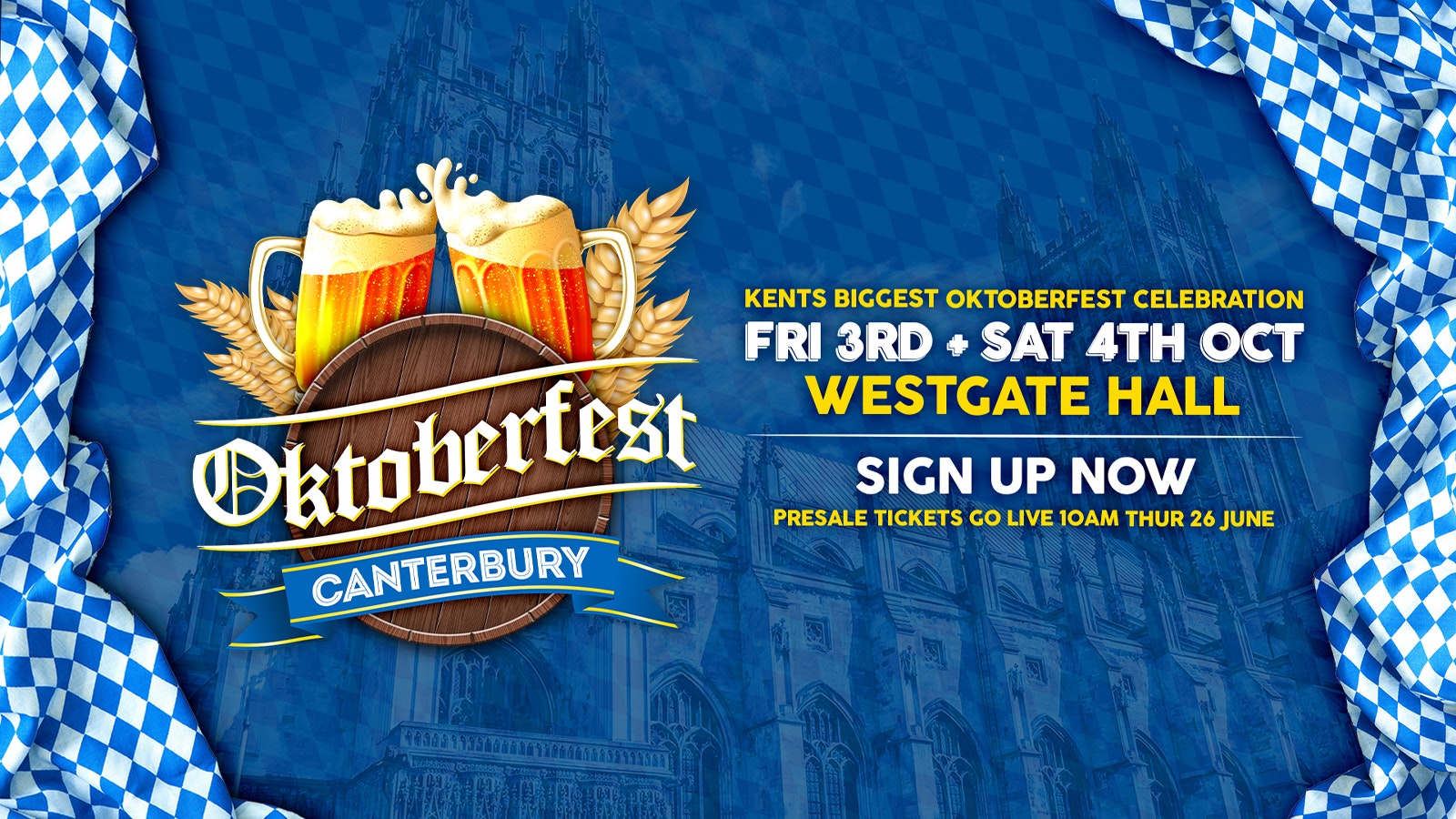 CANTERBURY OKTOBERFEST SAT 4 OCT [Evening session]