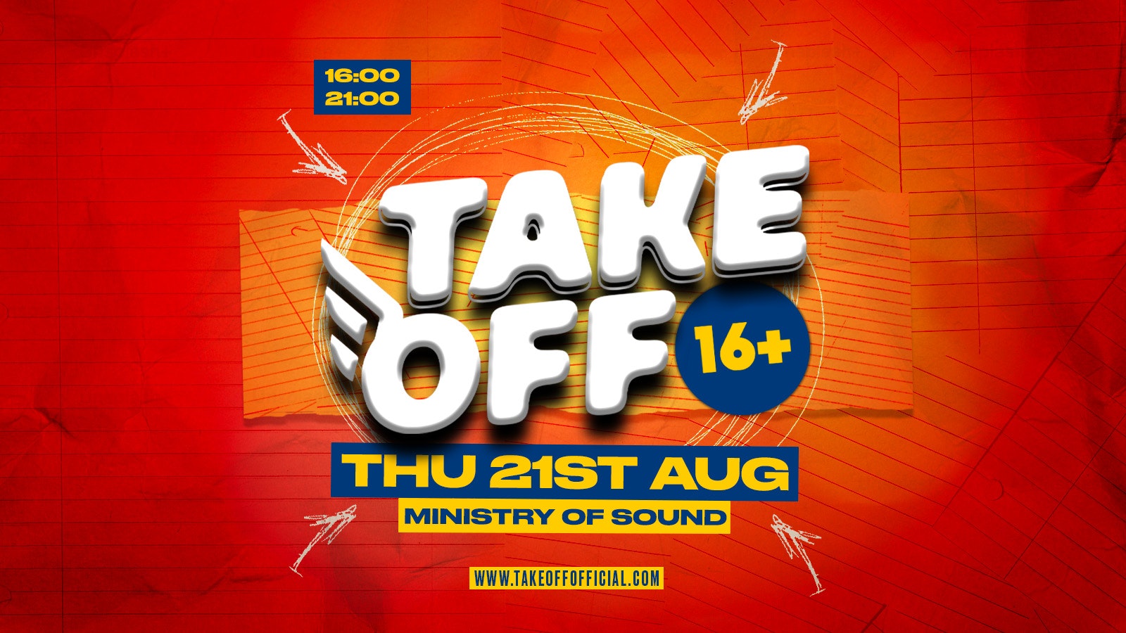 Take Off 16+ 🪩 The Summer Rave 🪩 Ministry of Sound