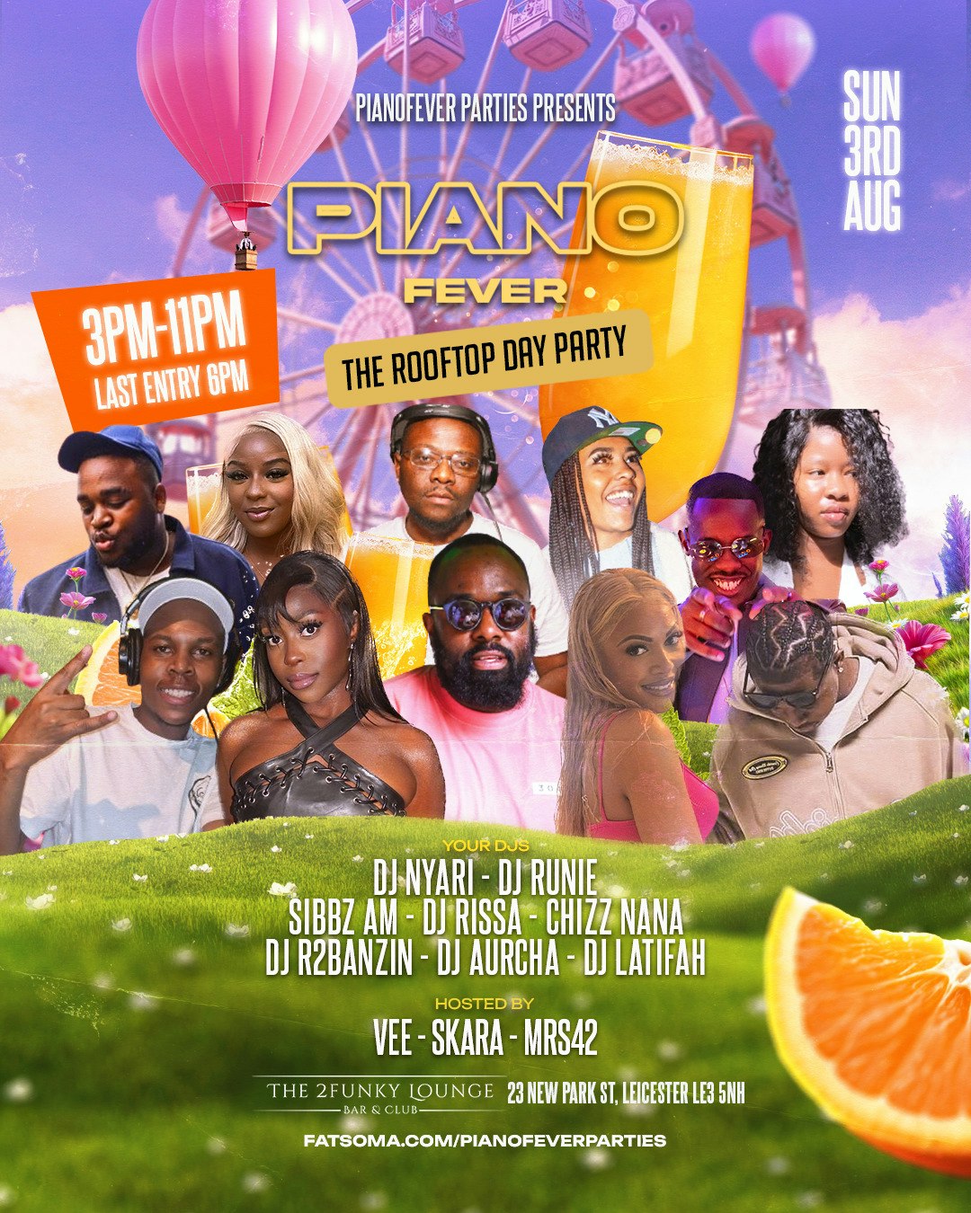 PIANO FEVER LEICESTER  ROOFTOP DAY PARTY