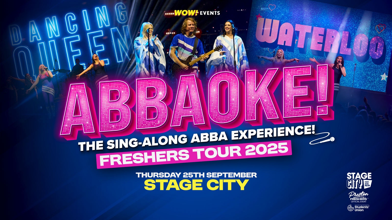 ABBAOKE 🌸 FRESHERS UK TOUR | Preston Freshers 2025 ⭐️ STAGE CITY