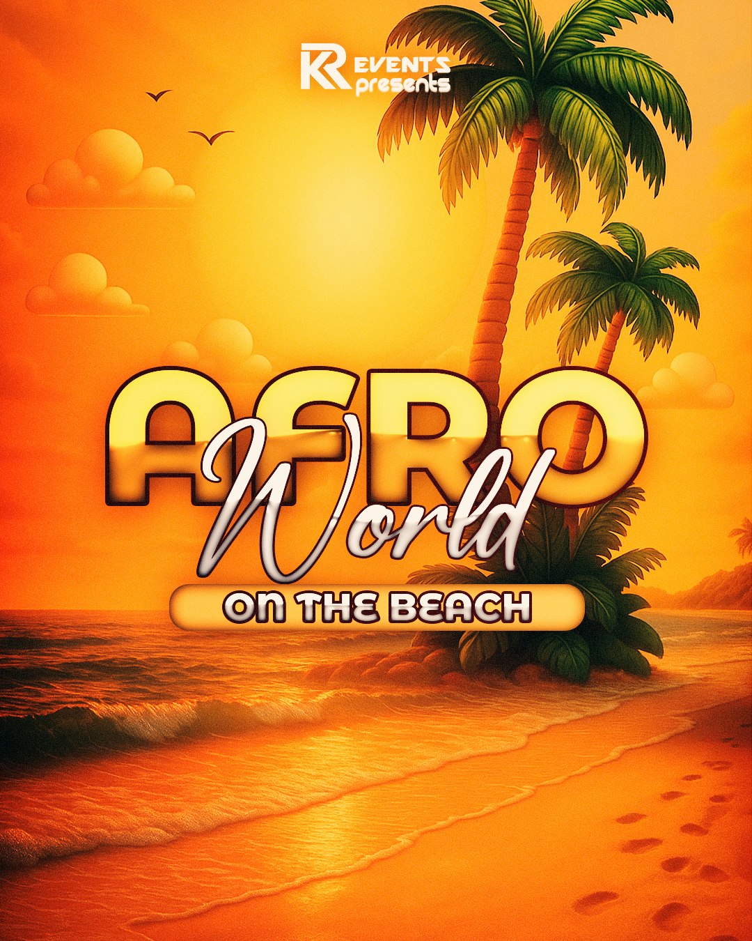 Afro world 🌍 on the beach 🏝️