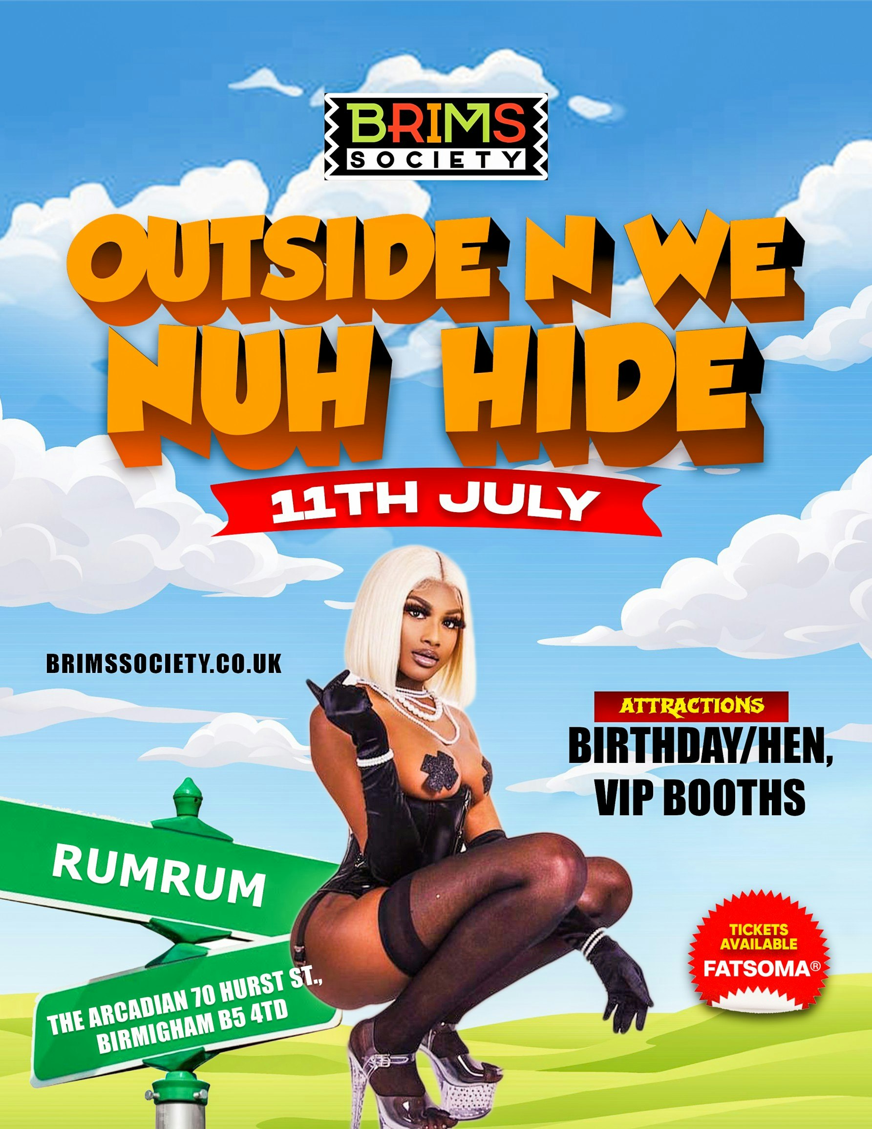 🔥 OUTSIDE N WE NUH HIDE 🔥 | 100 FREE TICKETS | £1 SHOTS FOR THE NIGHT😱🔥