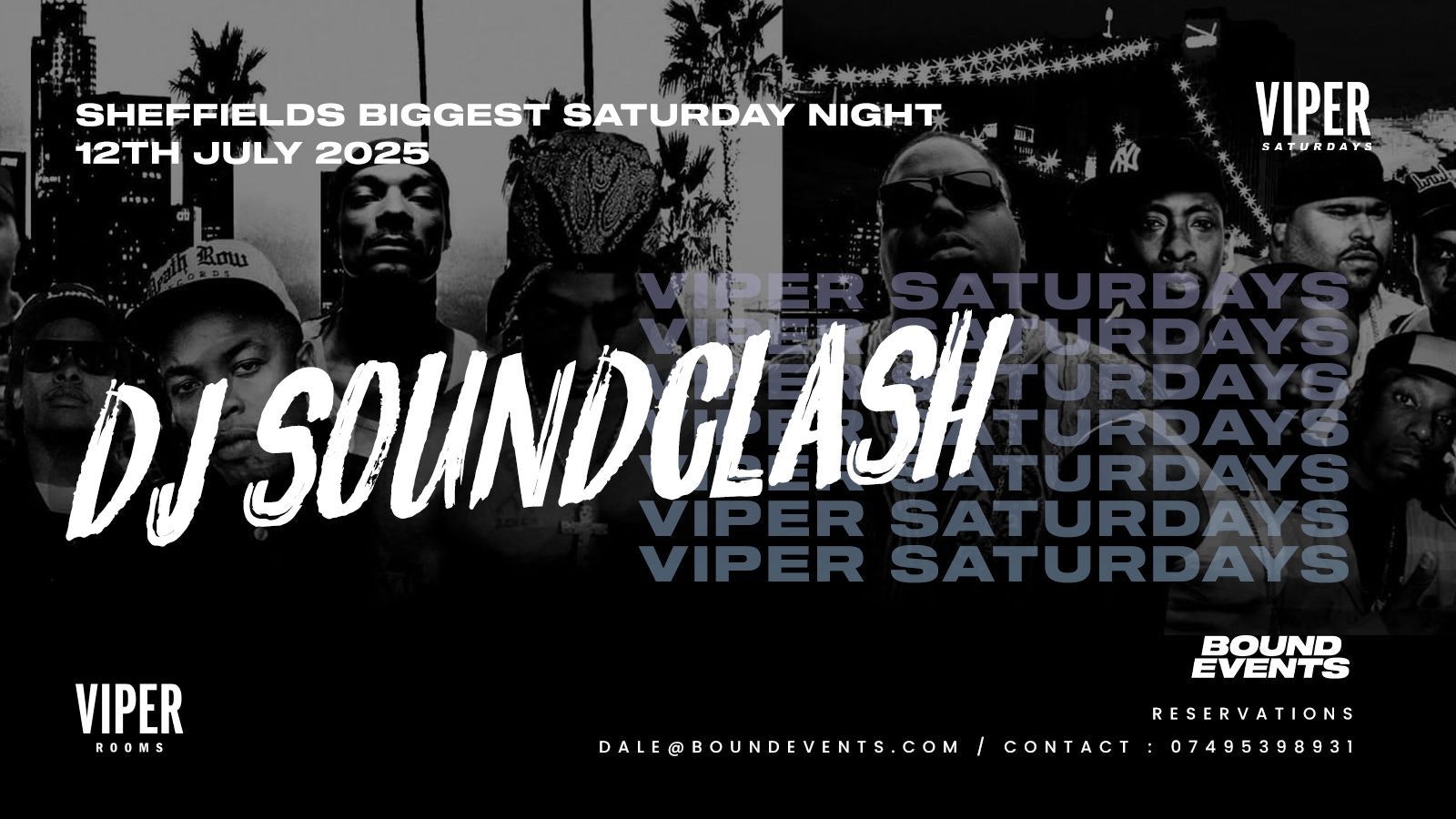 Viper Saturdays – DJ Sound-clash – Bound Events