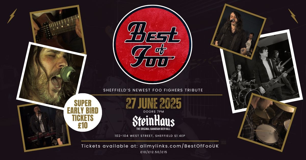 BEST OF FOO – FOO FIGHTERS TRIBUTE – 27TH JUNE 2025