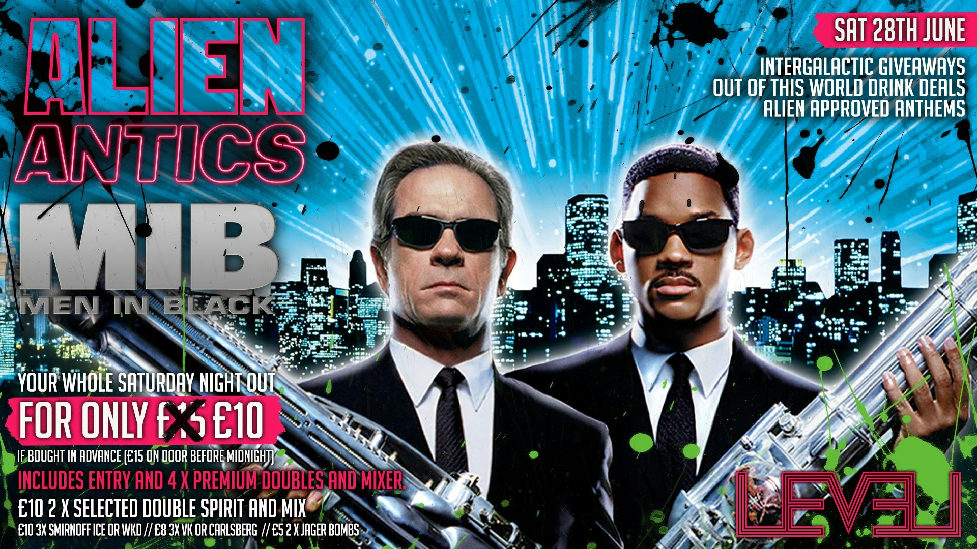 🛸 ALIEN ANTICS @ LEVEL NIGHTCLUB BOLTON 🛸
