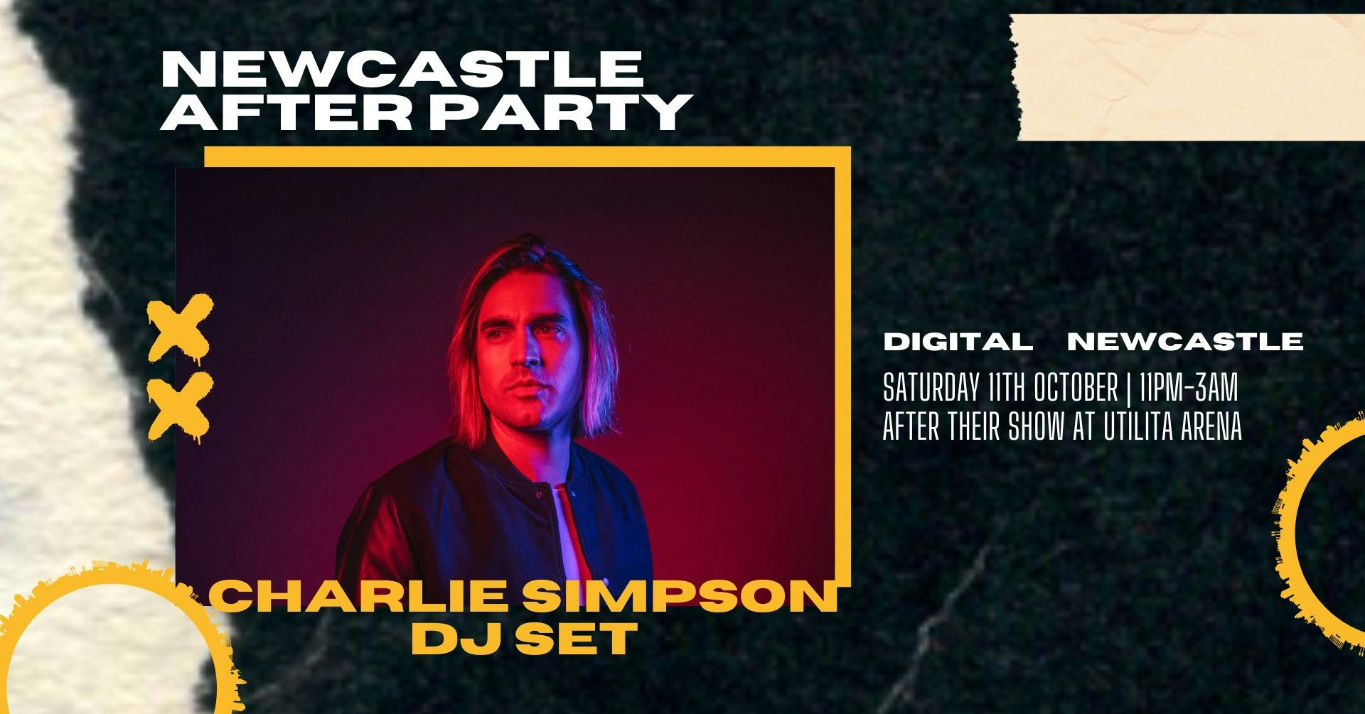 Charlie Simpson (DJ Set) After Party – Newcastle