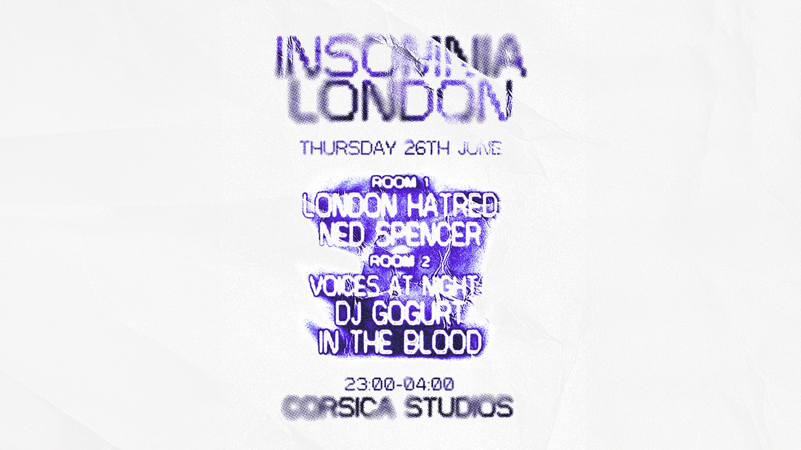 Insomnia London – House x DnB x Techno