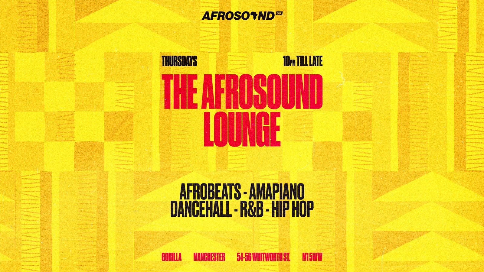 THE AFROSOUND LOUNGE: Thursdays @ Gorilla’s Bar | Afrobeats, Amapiano, Dancehall, R&B, and Hip Hop | FREE ENTRY!