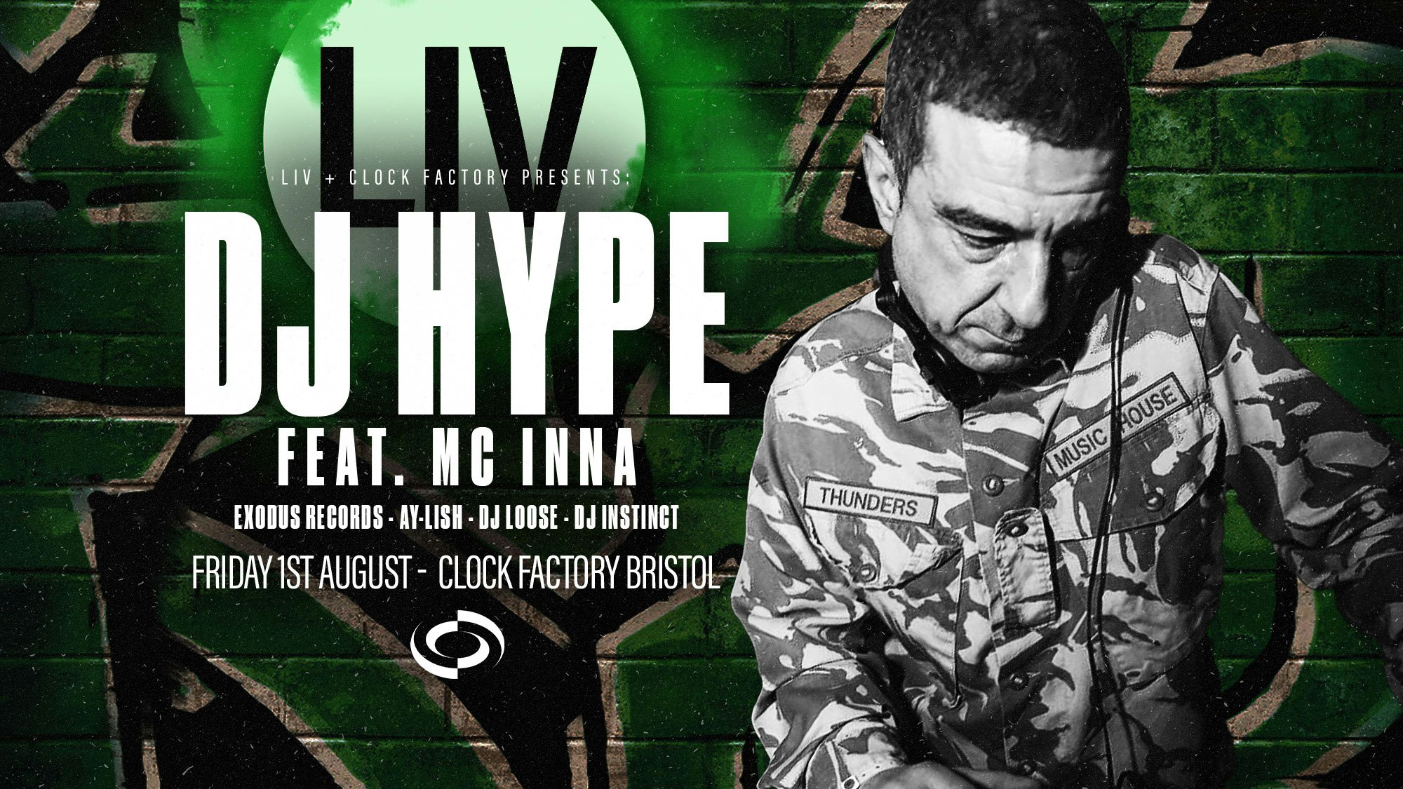 LIV & Clock Factory Bristol Presents: DJ Hype [Exclusive Set]