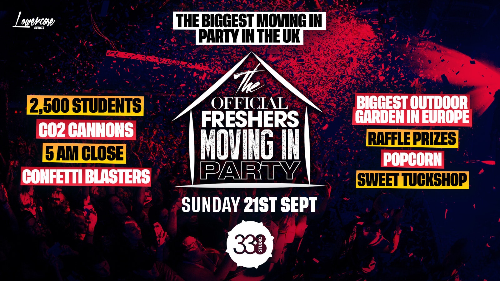 The Official London Freshers Moving In Party @ Studio 338 – London Freshers Week 2025