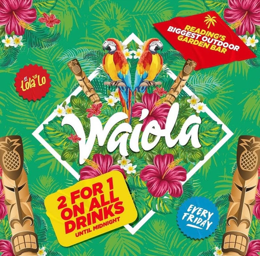 Waiola: 2-4-1 Drinks before 11pm🍹