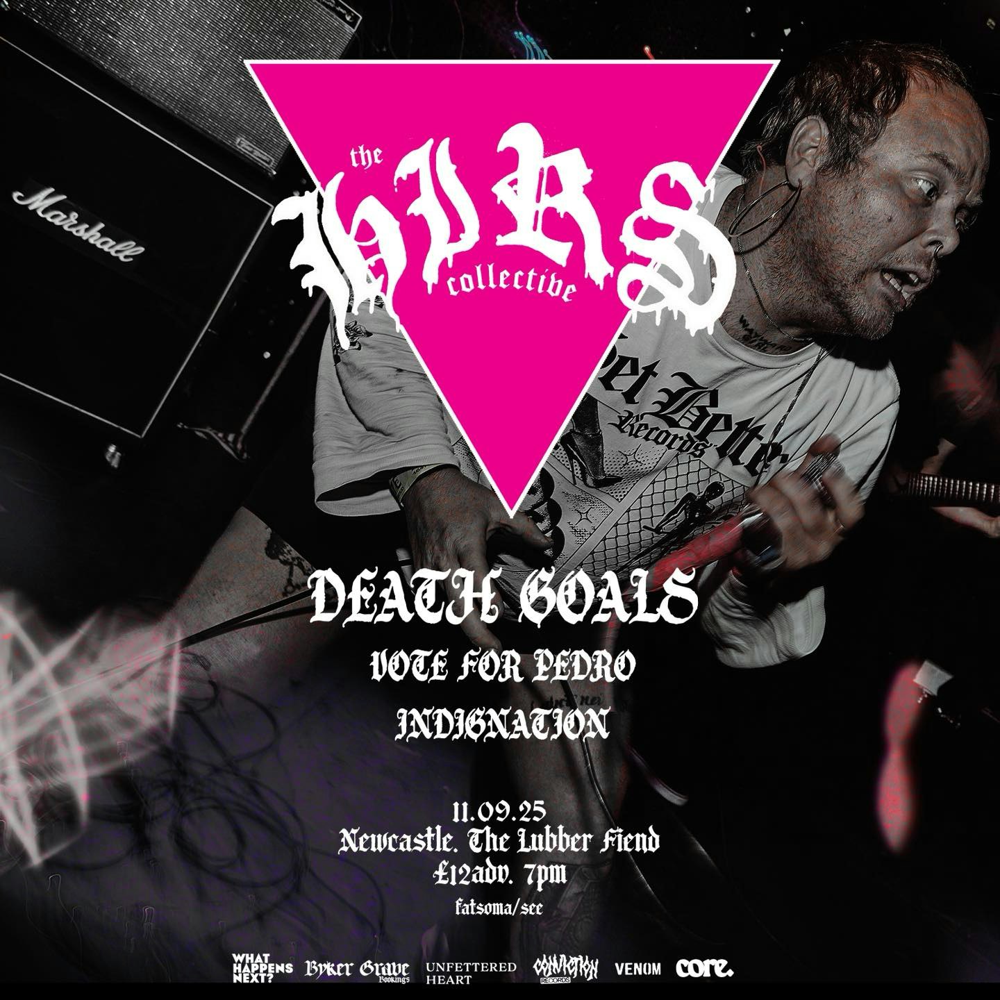 The Hirs Collective / Death Goals / Vote For Pedro / Indignation