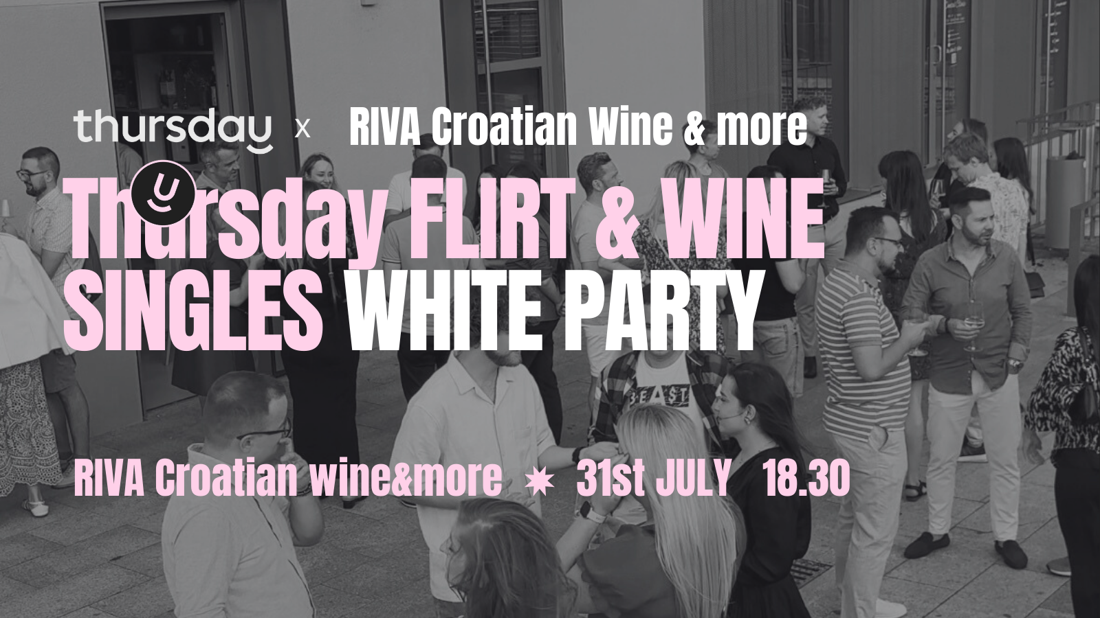 Thursday | Flirt & Wine White SIngles Party | Wroclaw