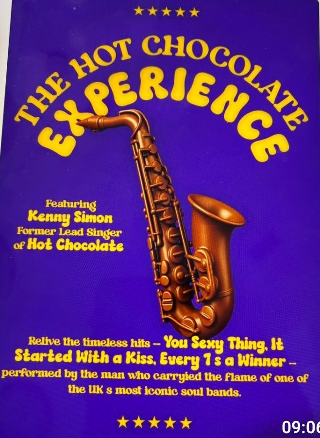 The Hot Chocolate Experience with Kenny Simon former Hot Chocolate lead singer