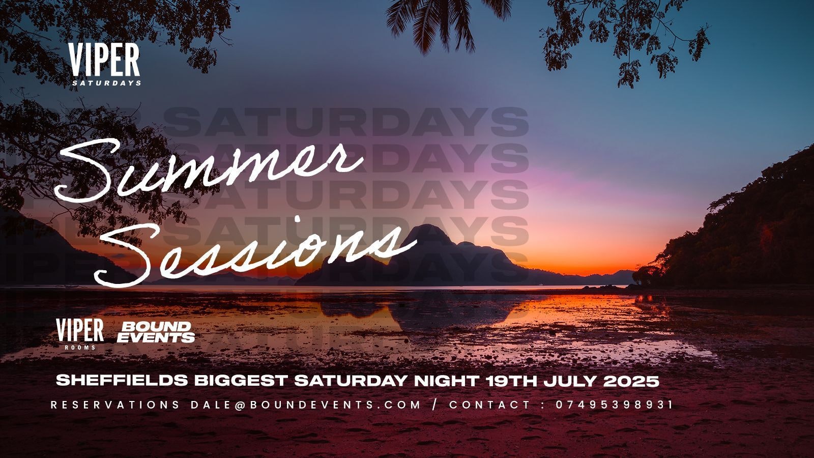 Viper Saturdays – Summer Sessions – Bound Events
