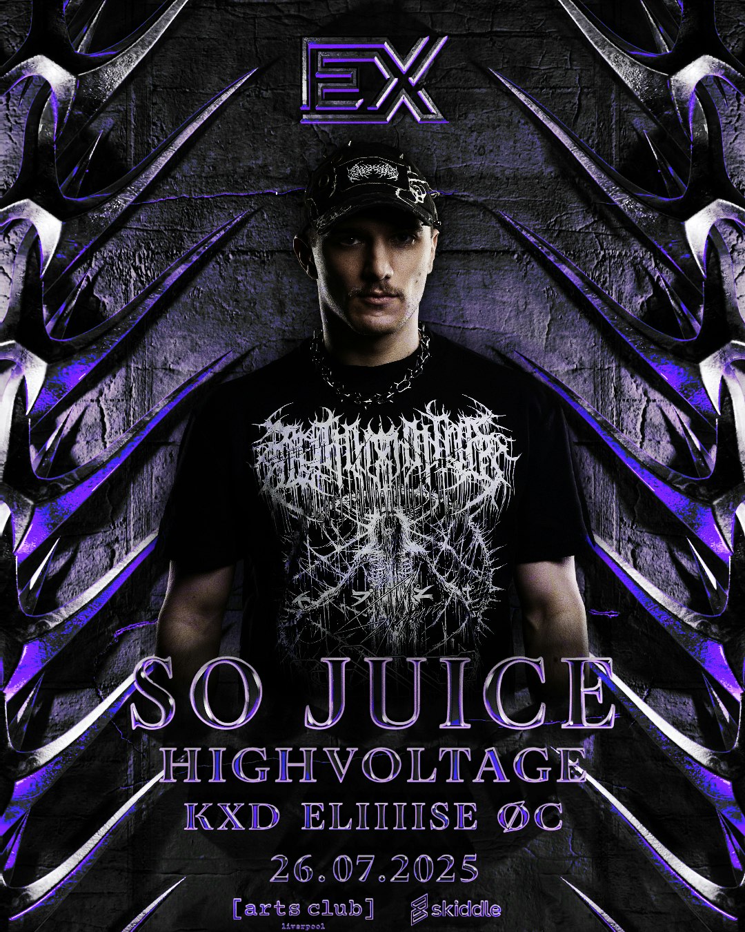 Exhilaration presents: SO JUICE, HIGHVOLTAGE + MORE