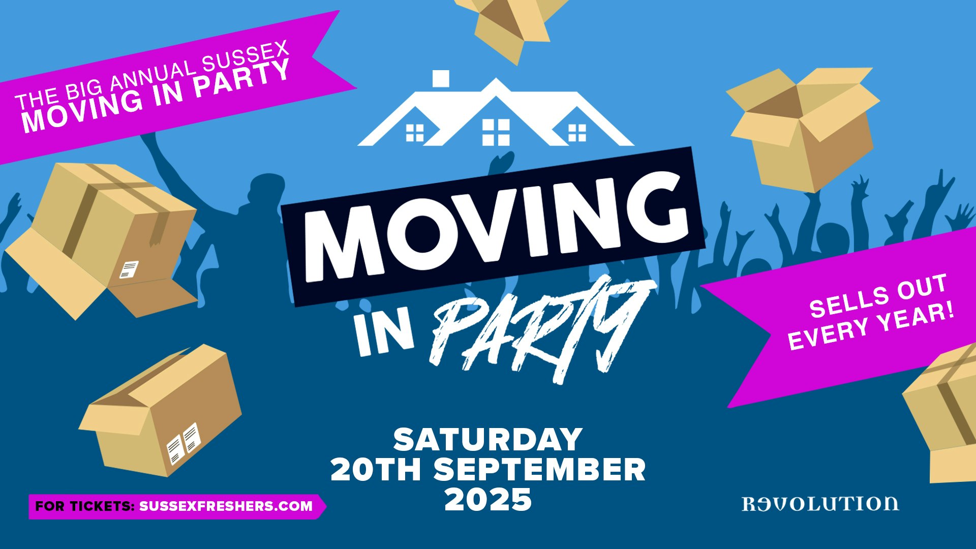 The Big Sussex Moving In Party 2025 | Saturday 20th September