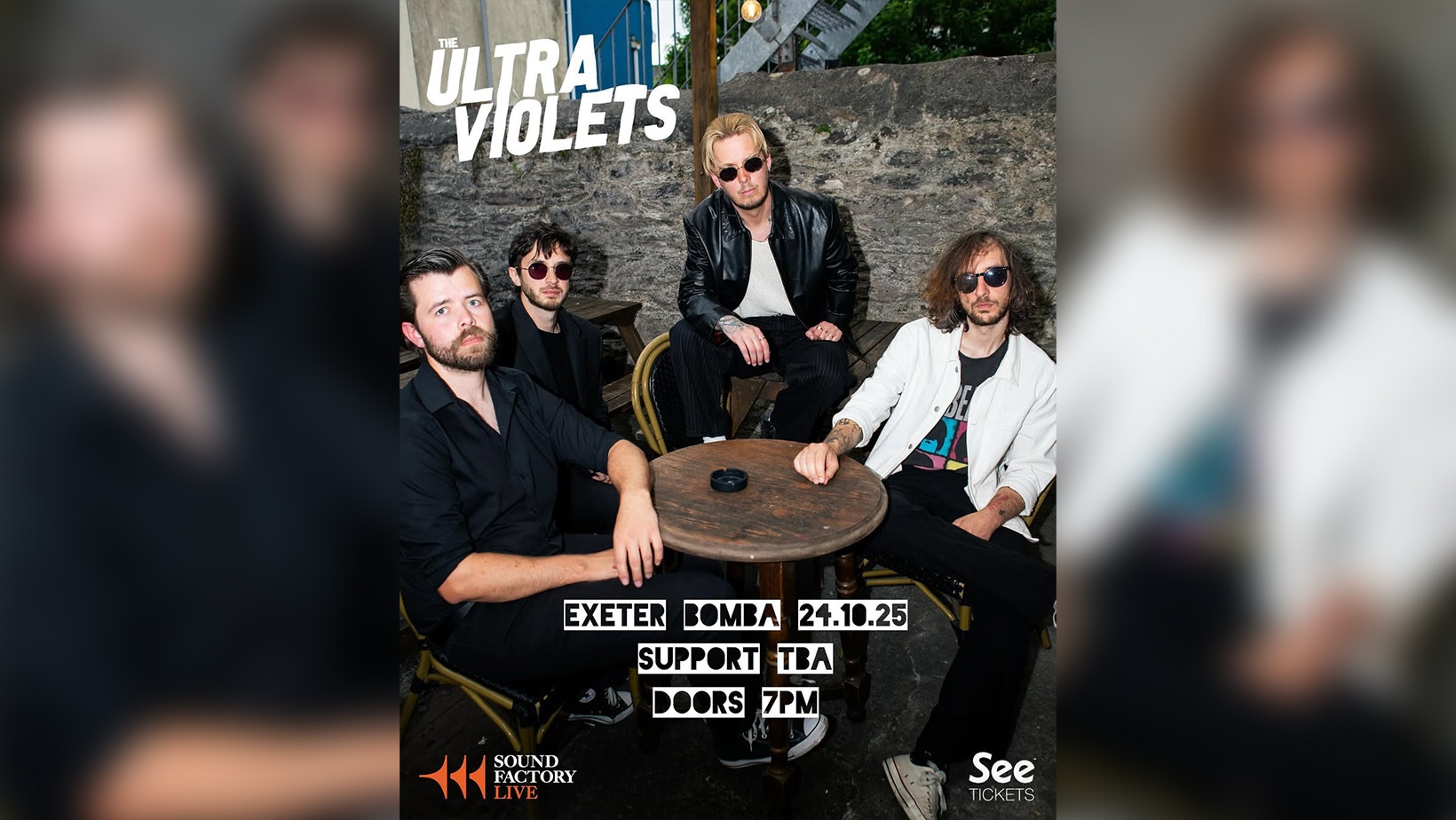 The Ultra Violets – Fri 24 Oct – Bomba Exeter