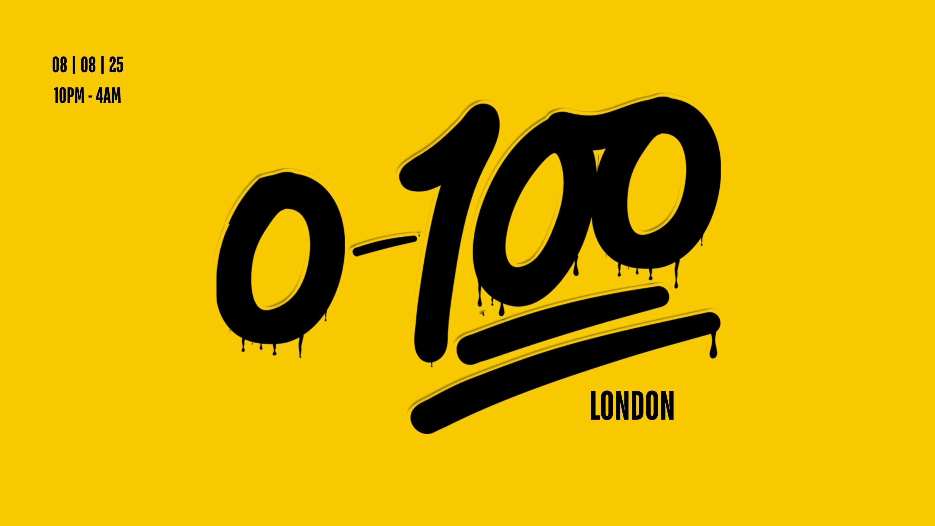 0-100: LONDON (HEY LONDON 👋)