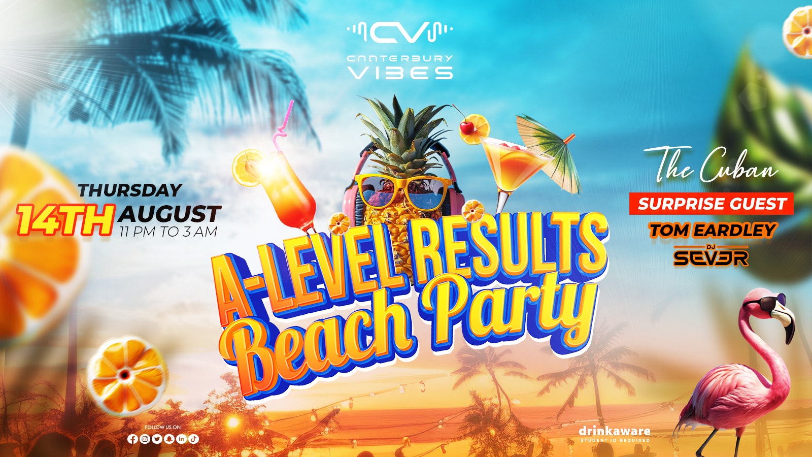 A-LEVEL RESULTS Beach Party