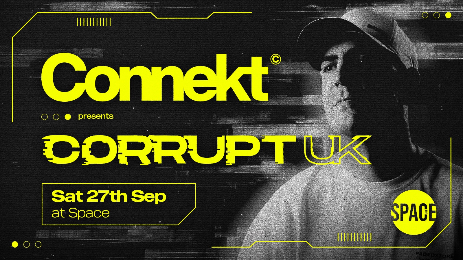 Connect Saturdays @ Space Leeds 27th September with CORRUPT (UK) & Residents
