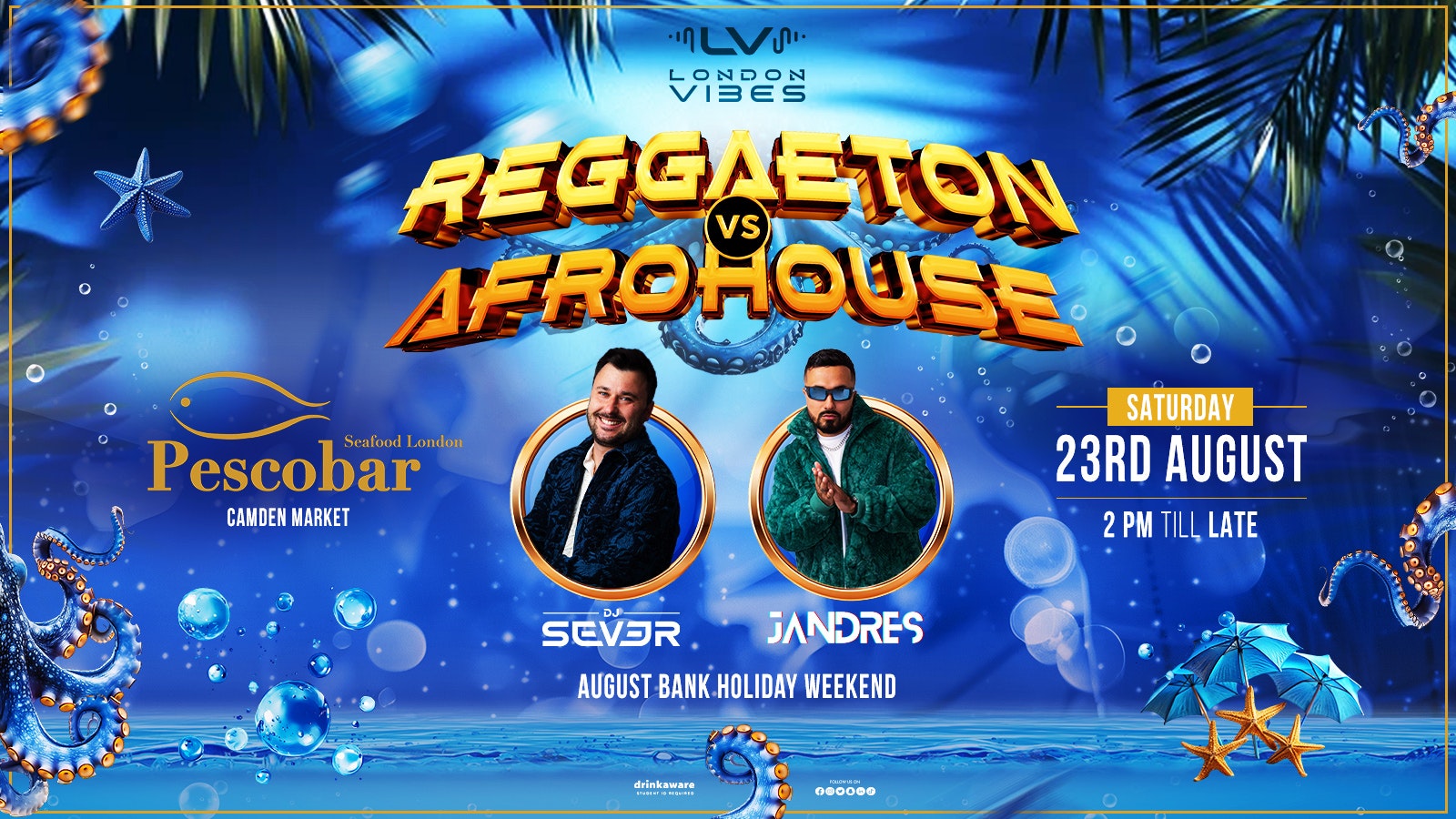Reggaeton VS AfroHouse – Pescobar Street London