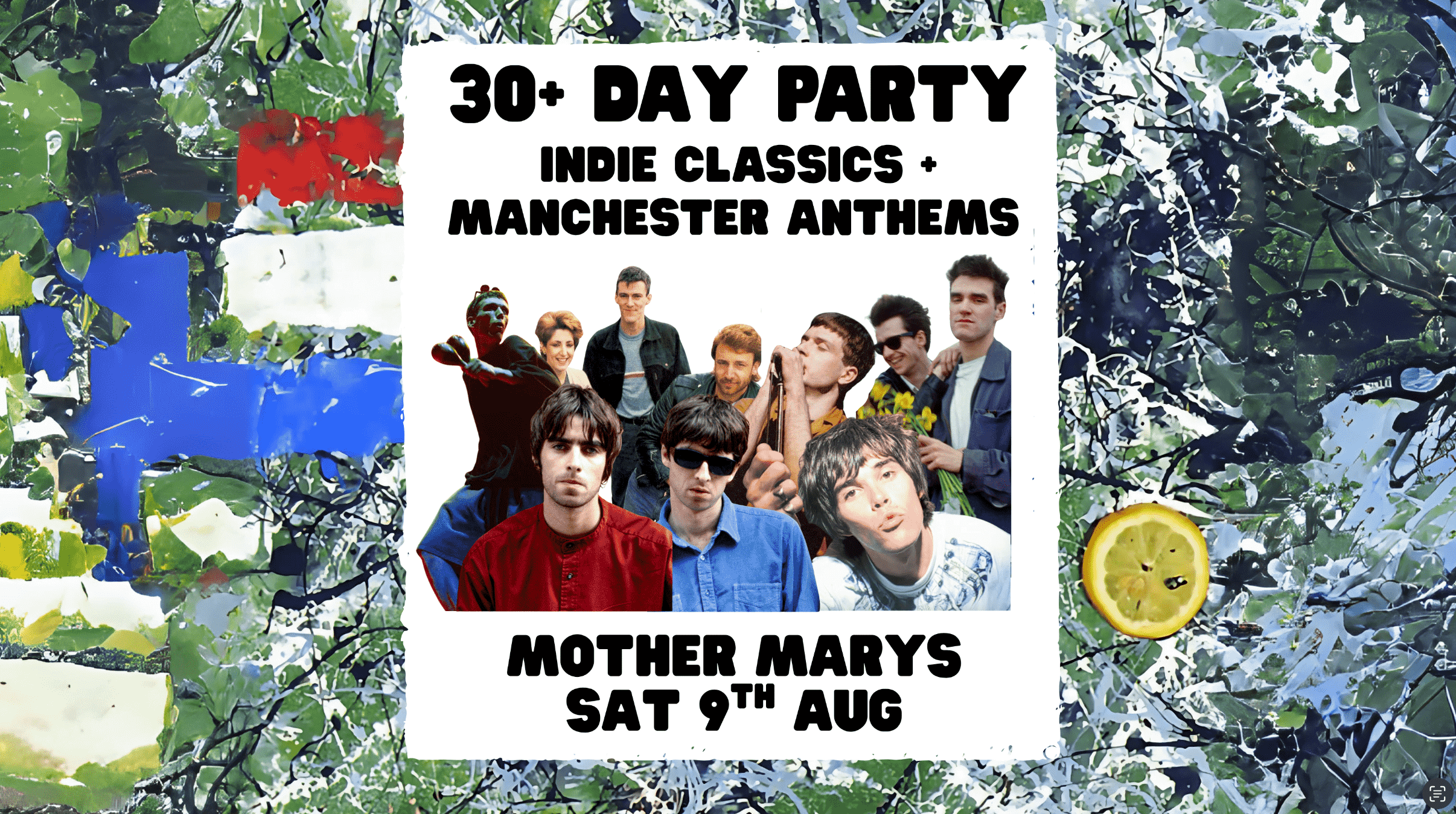 30+ DAY PARTY – Indie Anthems + Manchester Classics
