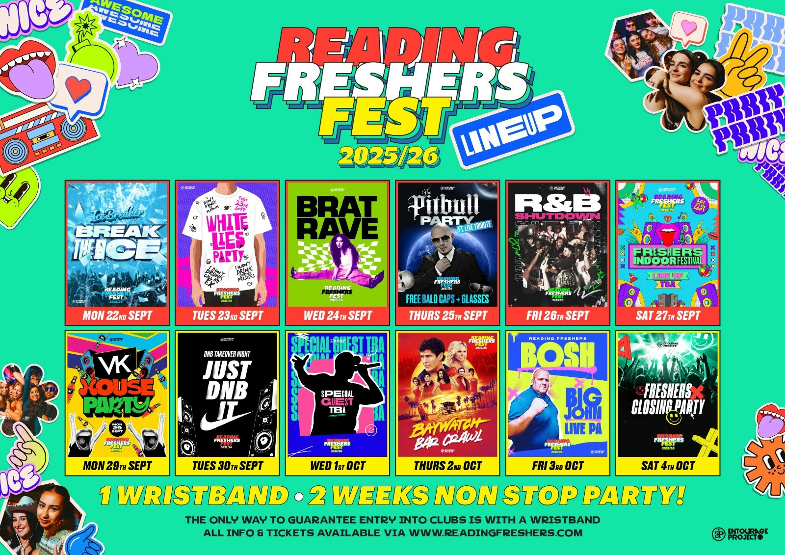 Reading Freshers Fest 25/26 – ON SALE NOW 🎪