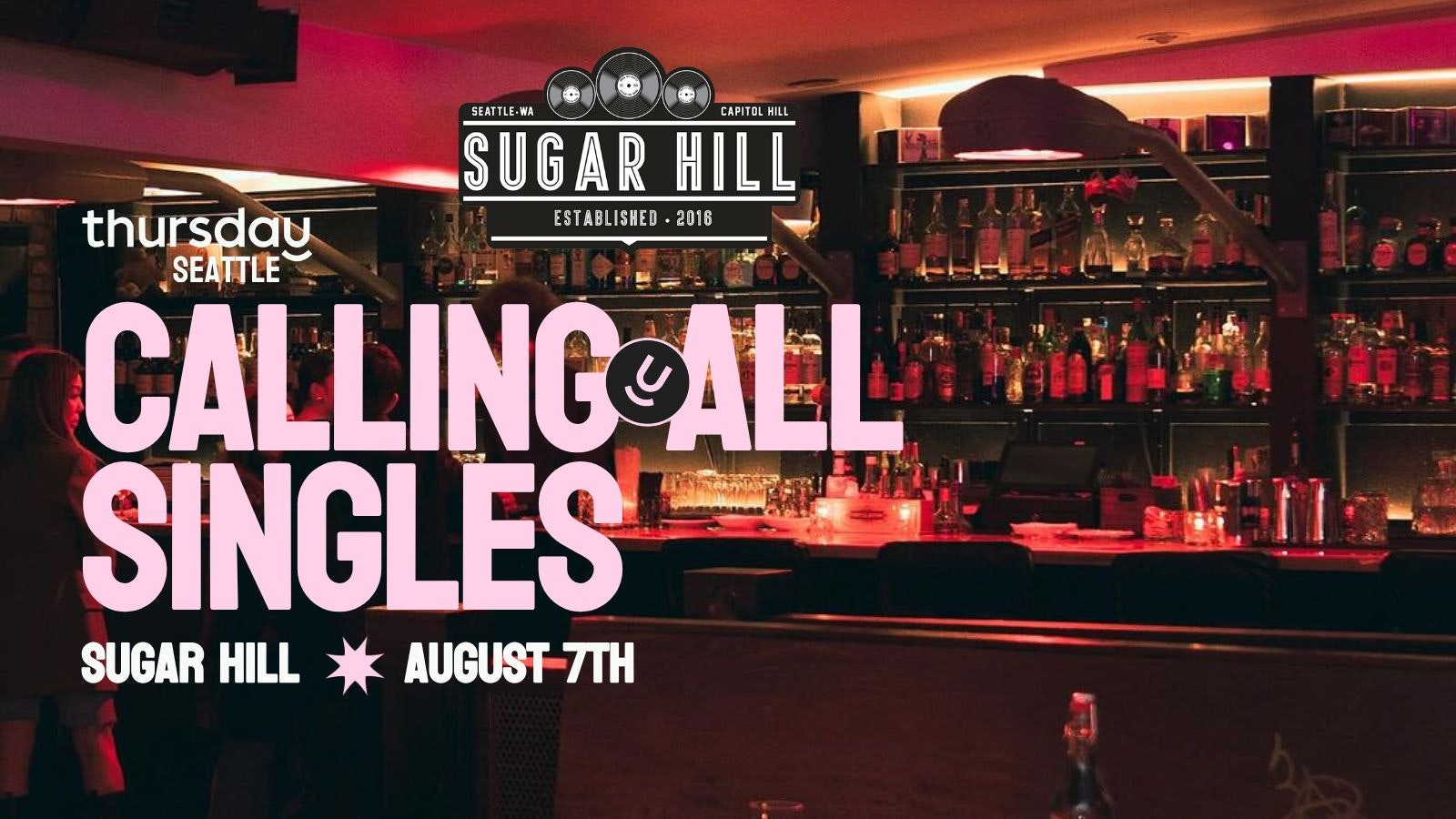 Thursday | Sugar Hill (Under 35s) | Capitol Hill