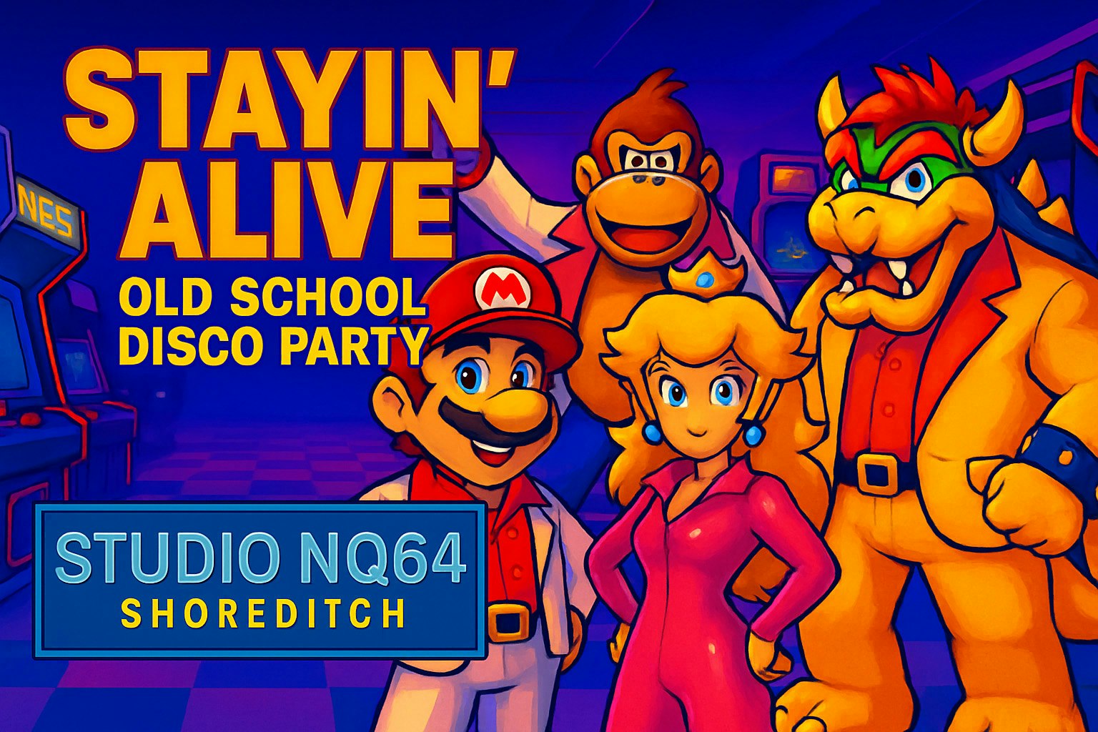Stayin Alive – Old School Disco Party at NQ64