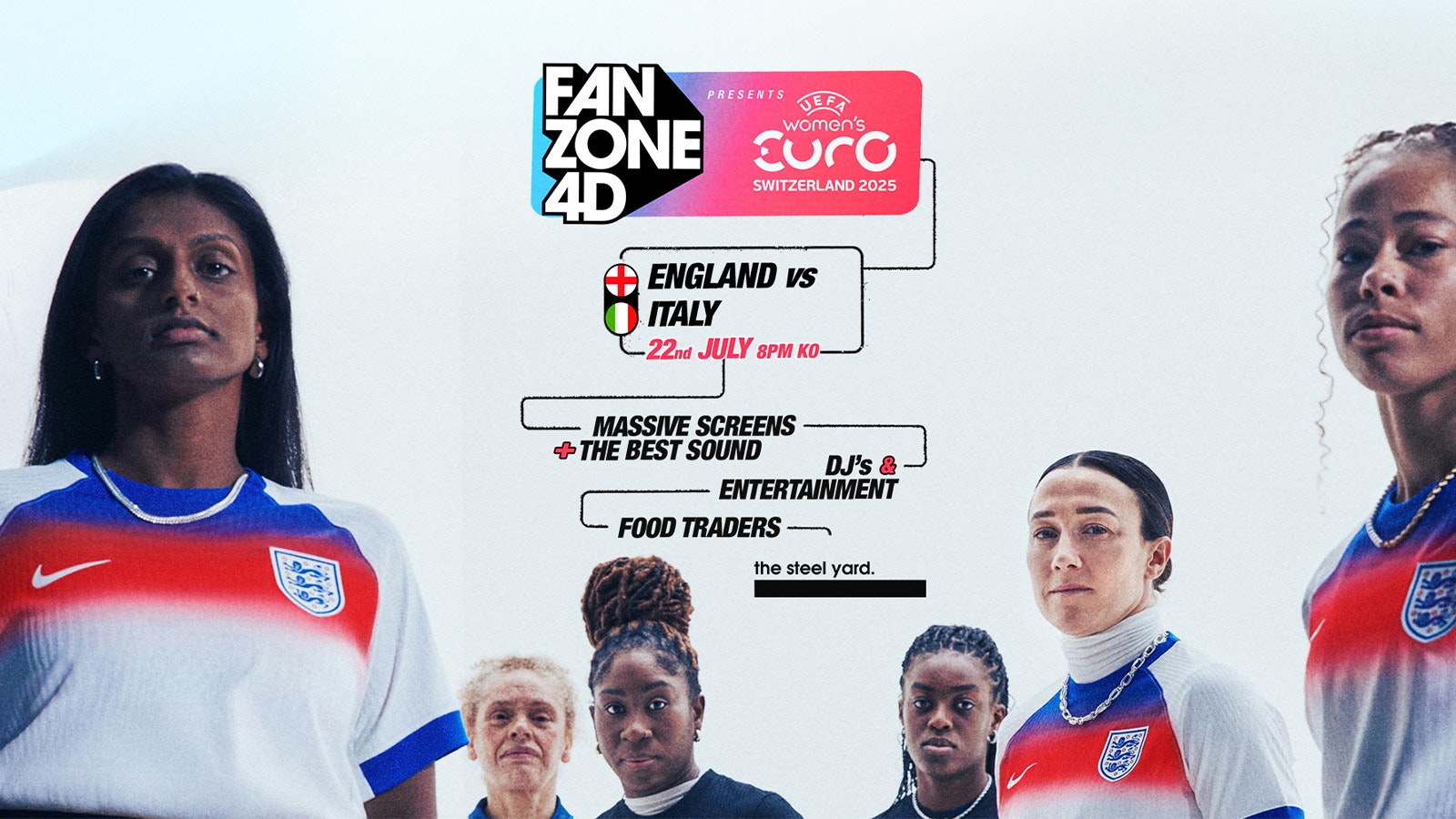Euros 2025 Semi Final – England vs Italy