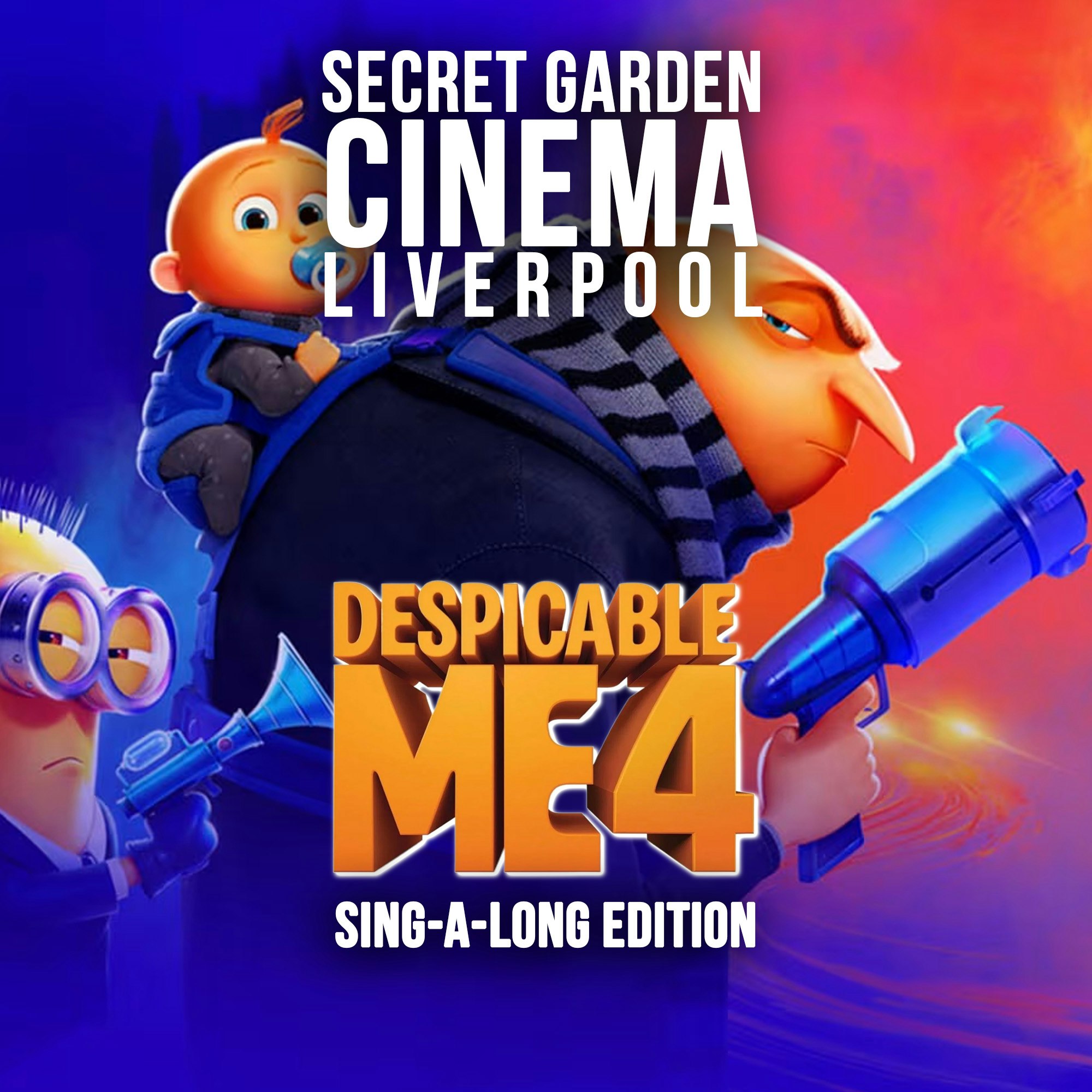 💛🎤 Secret Garden Cinema – Despicable Me 4: Sing-A-Long 🎤💛