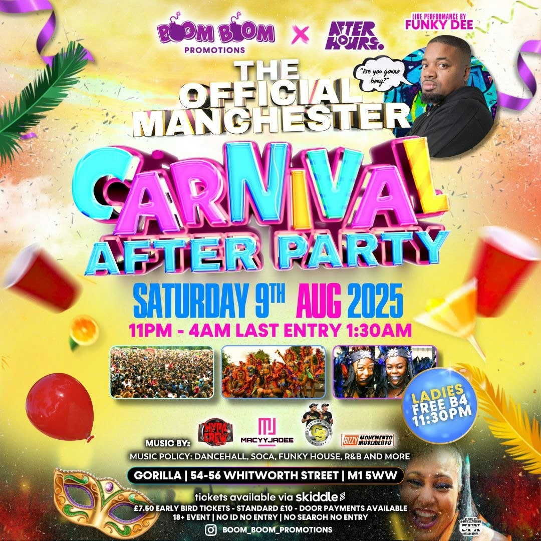 Manchester Carnival After Party