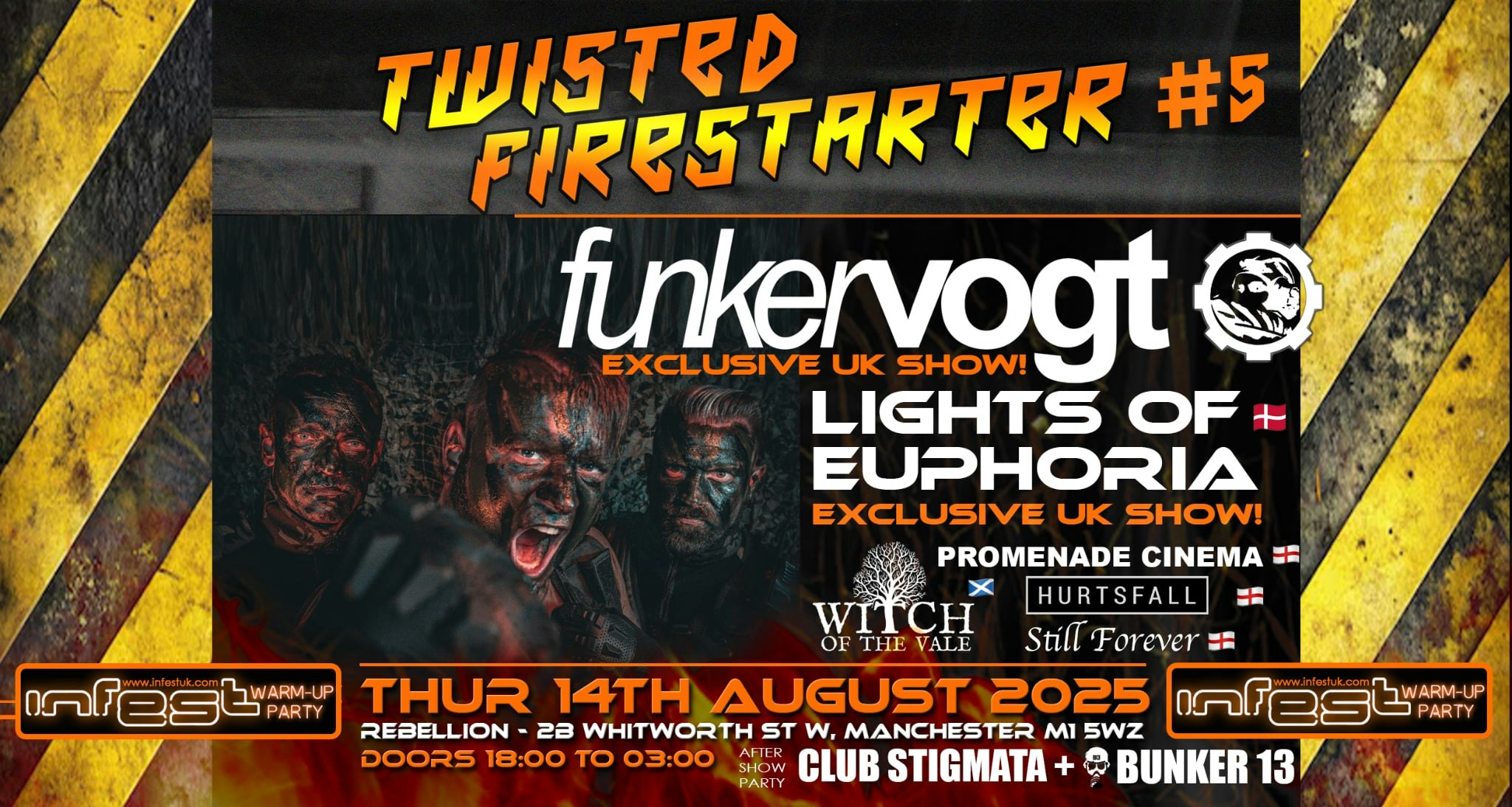 TWISTED FIRESTARTER # 5 – REBELLION MANCHESTER