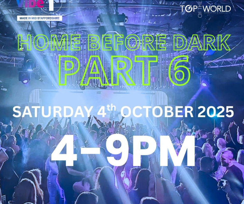 Home before dark – Over 30s Ft A special guest