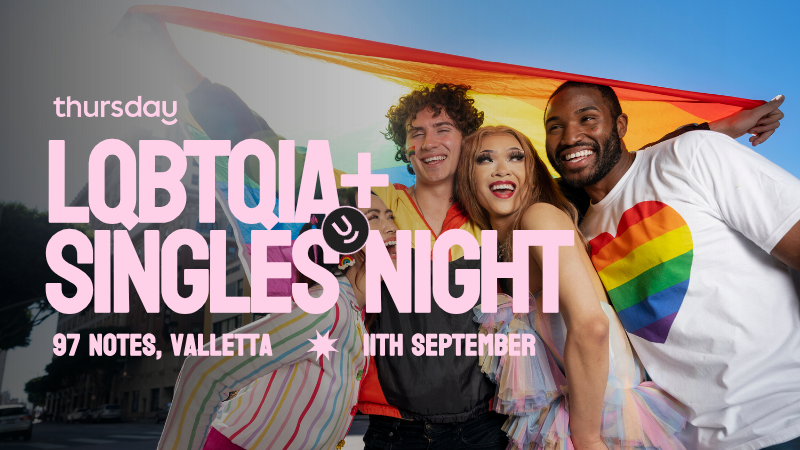 LGBTQIA+ Thursday | 97NOTES | Valletta | Age range: + 18