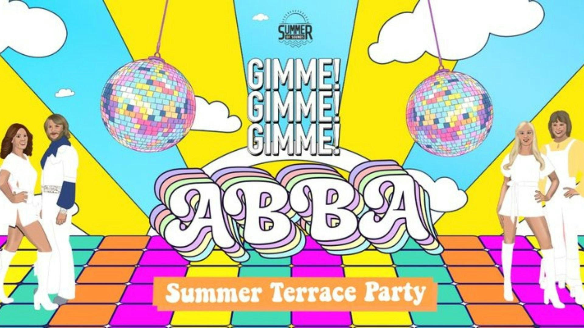 GIMME! GIMME! GIMME! ABBA Inspired Summer Terrace Party – Birmingham