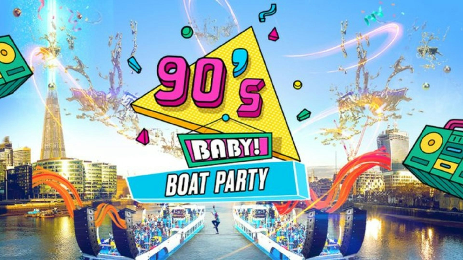 90’s Baby Boat Party London