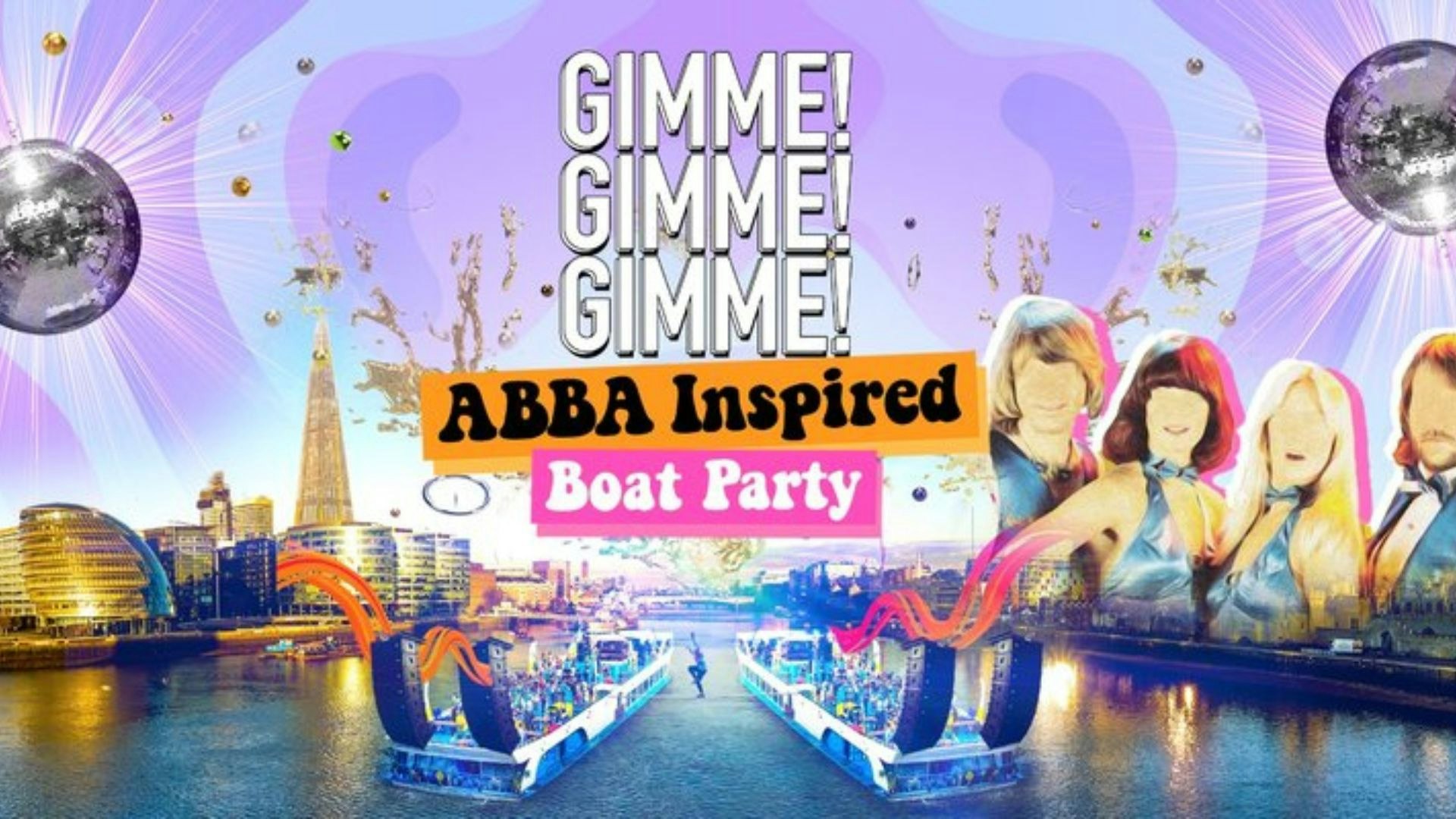 GIMME! GIMME! GIMME! ABBA Inspired Boat Party London