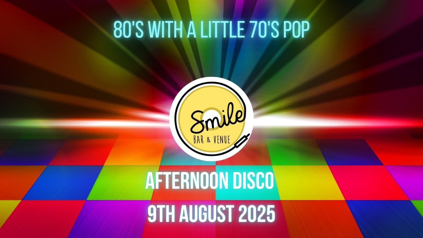 70’s & 80S ALL OUT AFTERNOON DISCO