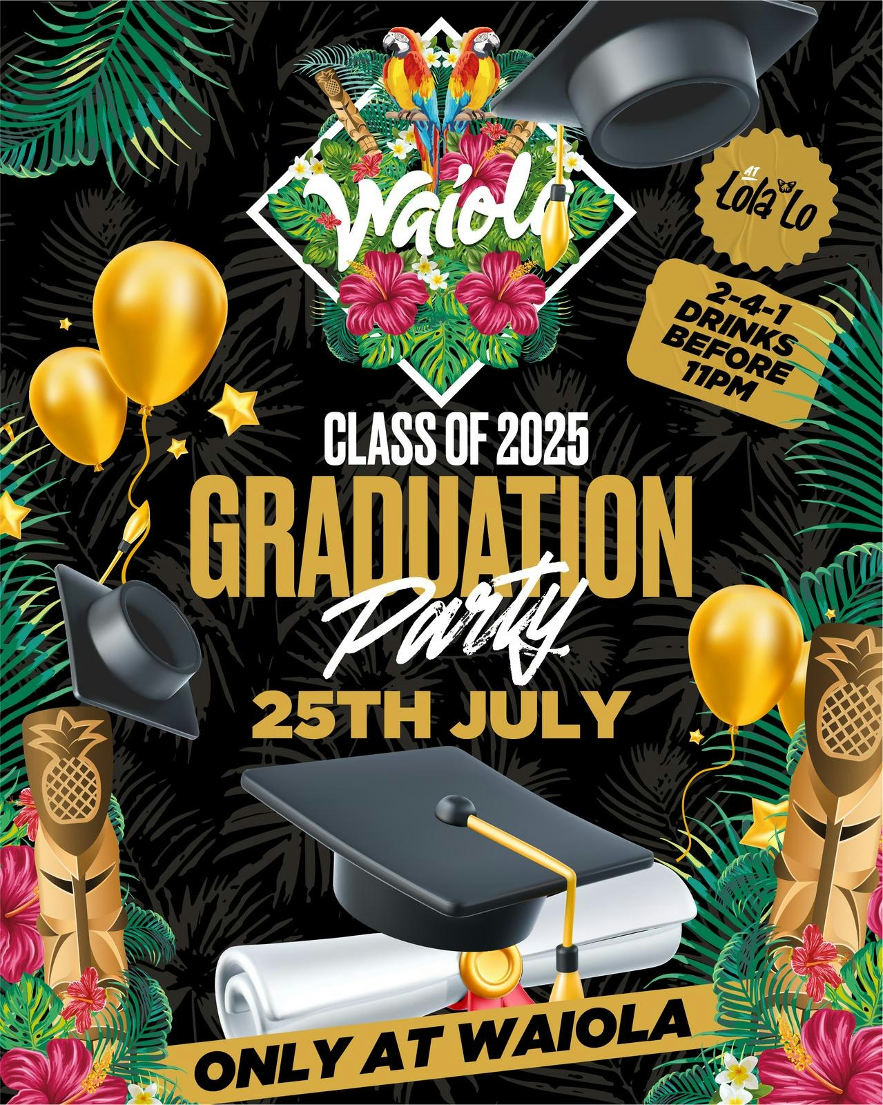 Waiola: Graduation Special 📚