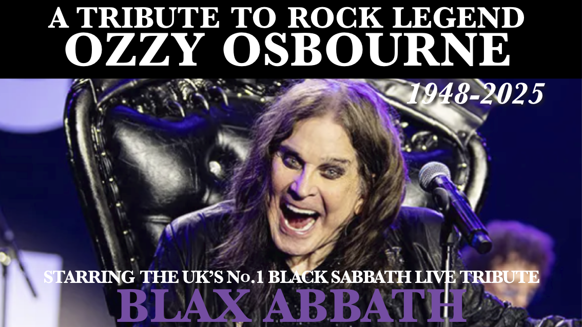 🚨 LAST FEW TICKETS! 🤘🏼☠️ A SPECIAL TRIBUTE TO OZZY with Blax Abbath the definitive tribute + Special Guests: Motorheadache