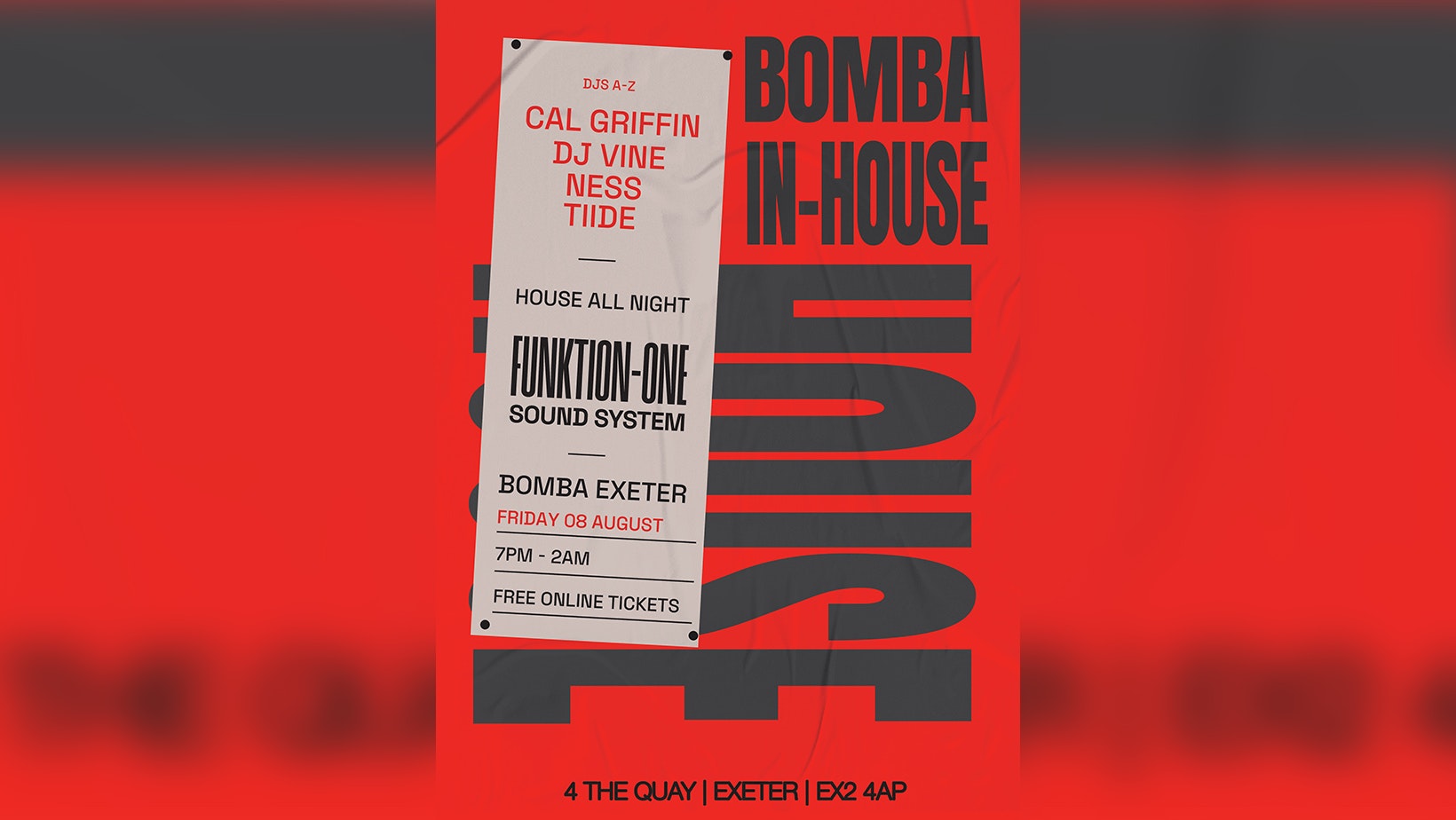 Bomba: IN HOUSE // 08.08.25 // Exeter