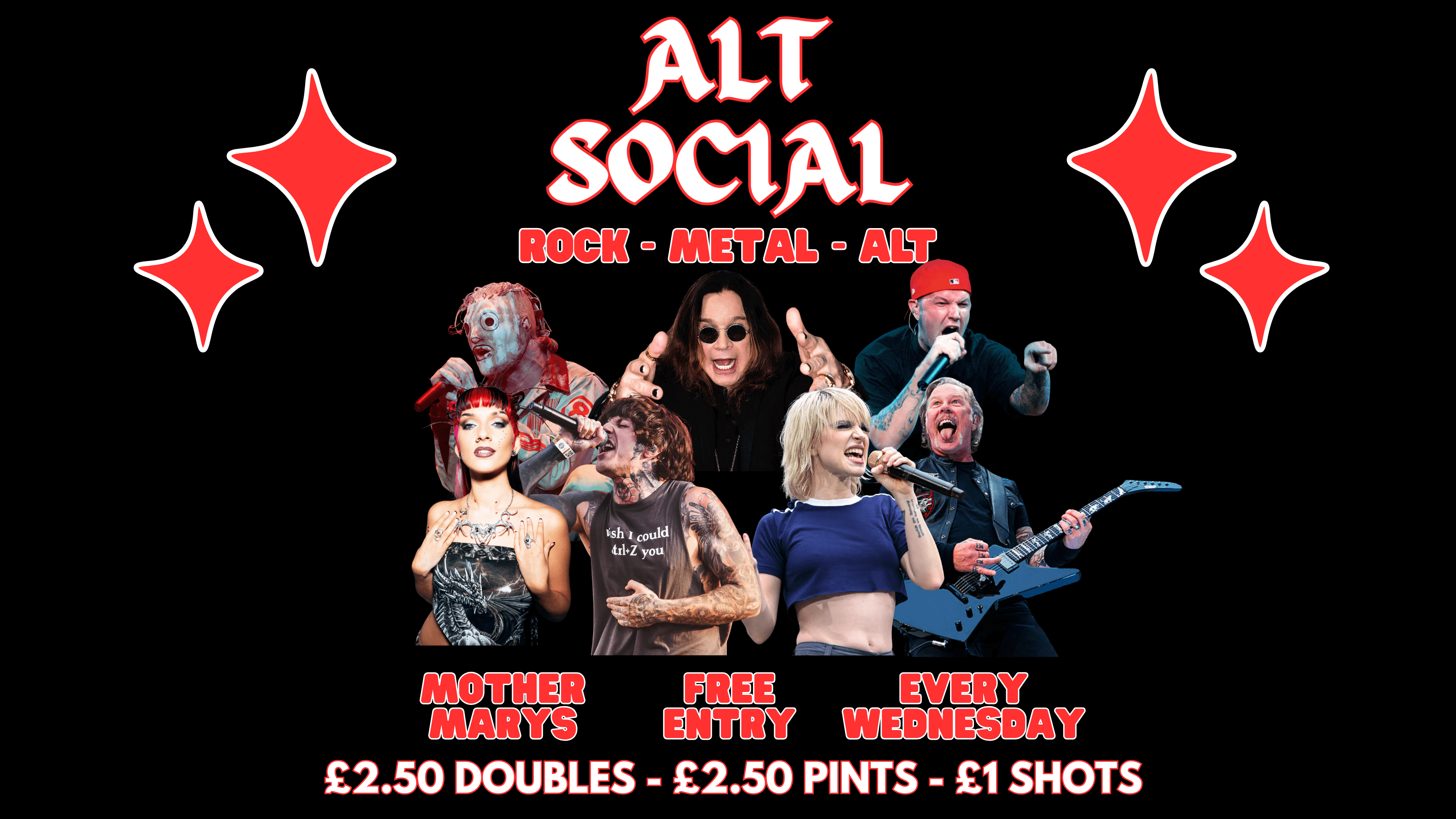 ALT SOCIAL – Rock / Metal / Alt Club (FREE ENTRY)