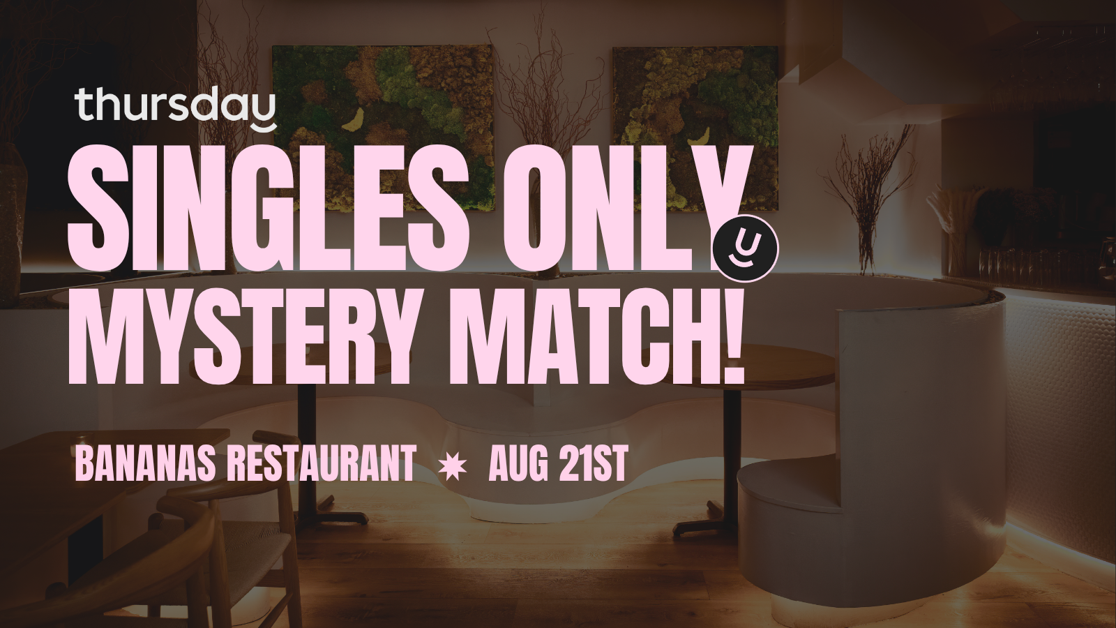 Thursday | Bananas Restaurant (Mystery Match) 25-35 | NYC