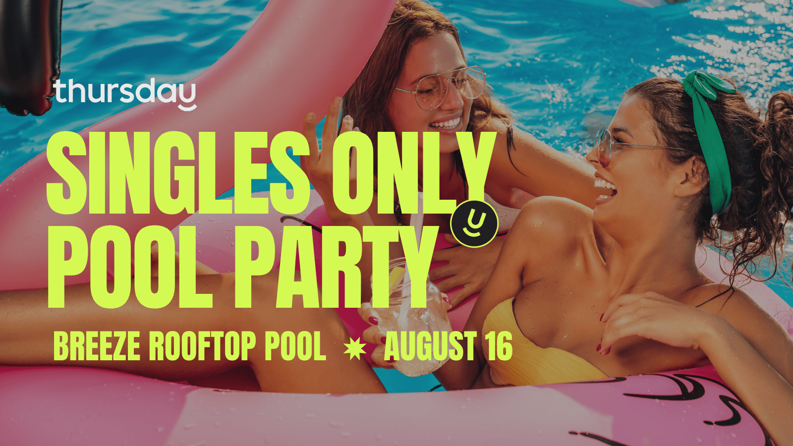 Saturday | Singles Only Pool Party at Breeze Rooftop | Sheraton, Downtown Phoenix