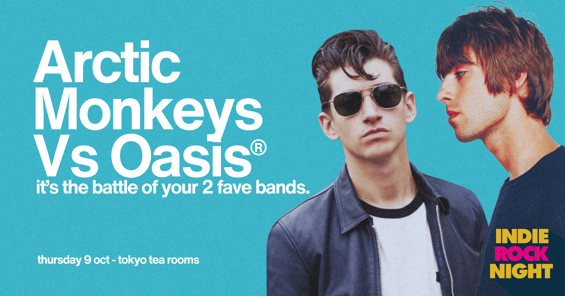 Indie Rock Night ∙ ARCTIC MONKEYS VS OASIS