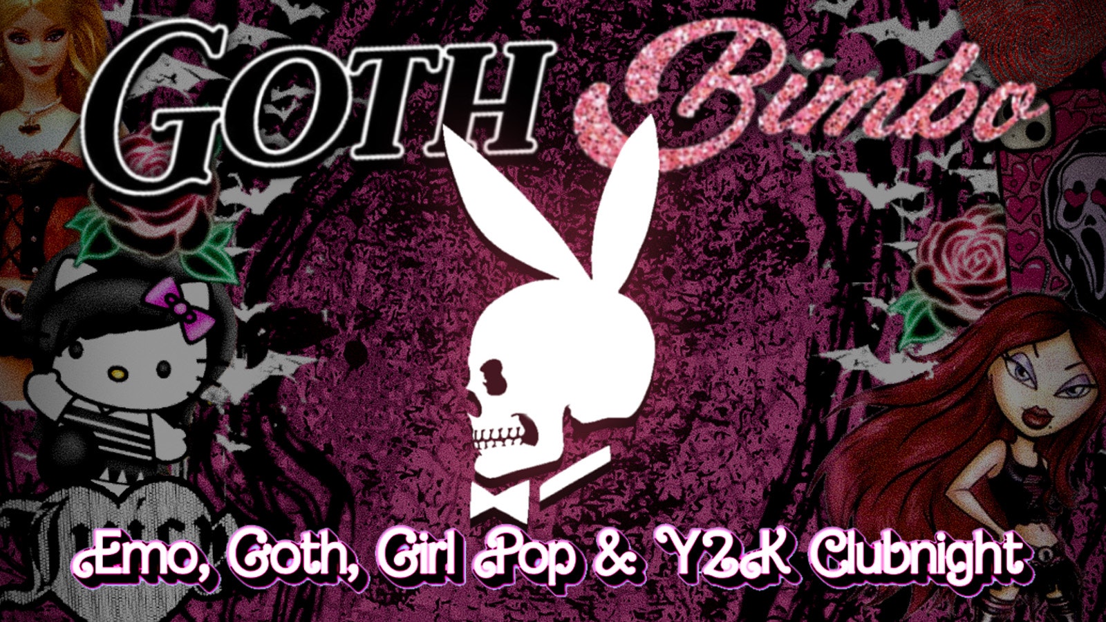 UPRAWR: GOTH BIMBO CLUBNIGHT! Goth, Emo, Girl Pop, Bimbocore & Y2K Clubnight